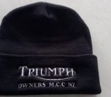 Monogram Beanie Black