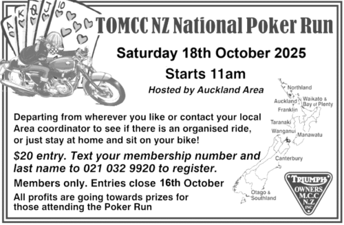 2025 tomcc nz poker run instructions